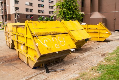 Brixton community participating in waste removal